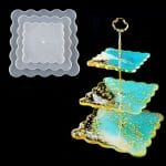 Resin 3 Tier Square Silicone Mould