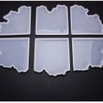 Agate Shaped Coaster Moulds (Set of 6 pcs)