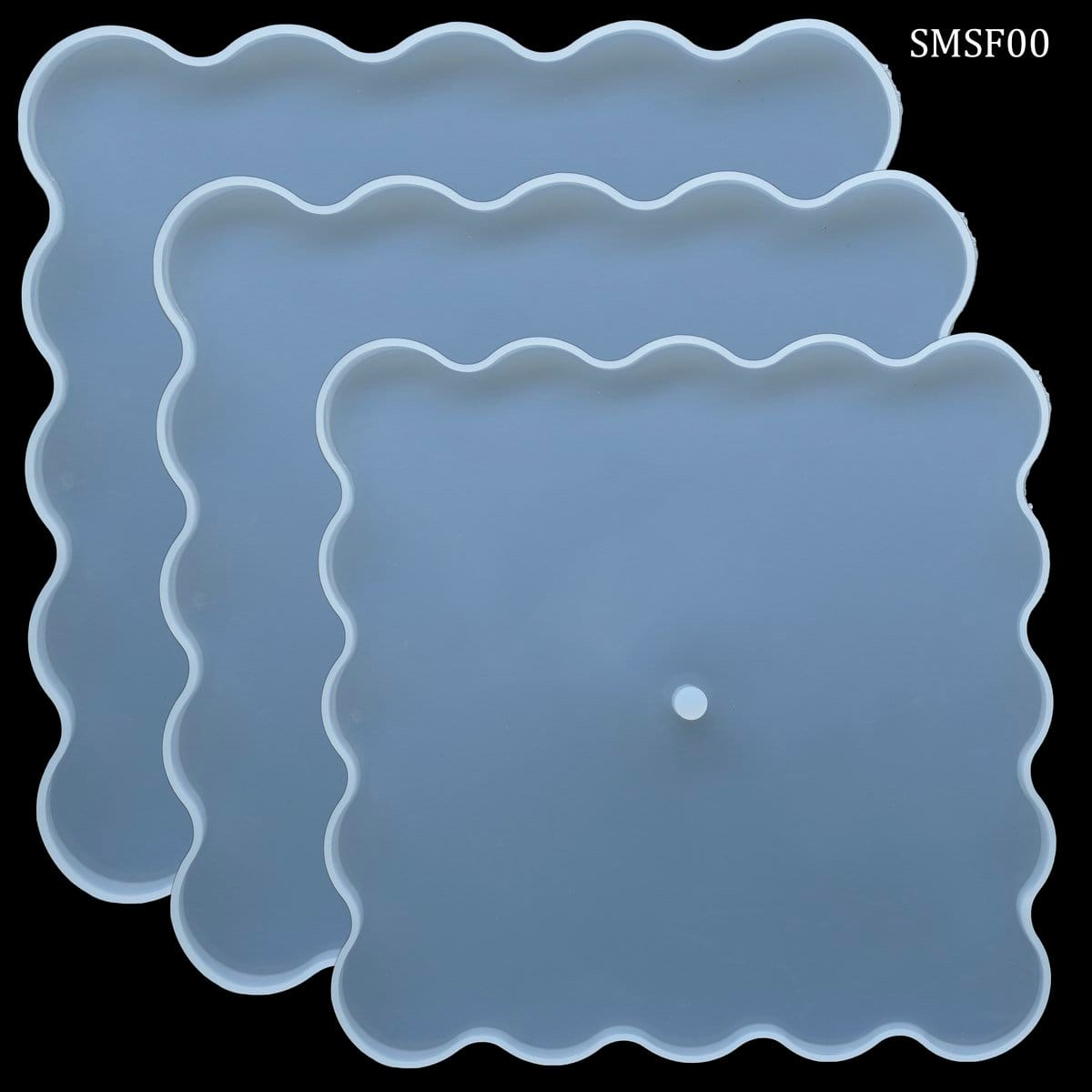 Resin 3 Tier Square Silicone Mould SMSF00 silicone mould SMSF00_silicone_mould