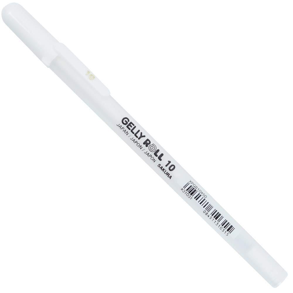 Sakura White Gelly Roll Pen - Size 10 (1 piece) Sakura white gelly roll pen Sakura White Gelly Roll Pen - Size 10 (1 piece)