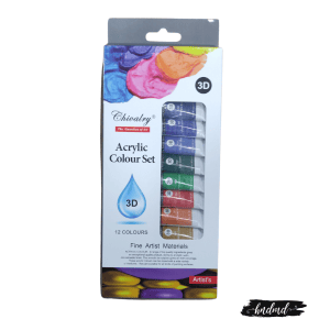 Chivalry Acrylic Colour Tube Set - 12 Tubes