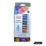 Chivalry Acrylic Colour Tube Set - 12 Tubes
