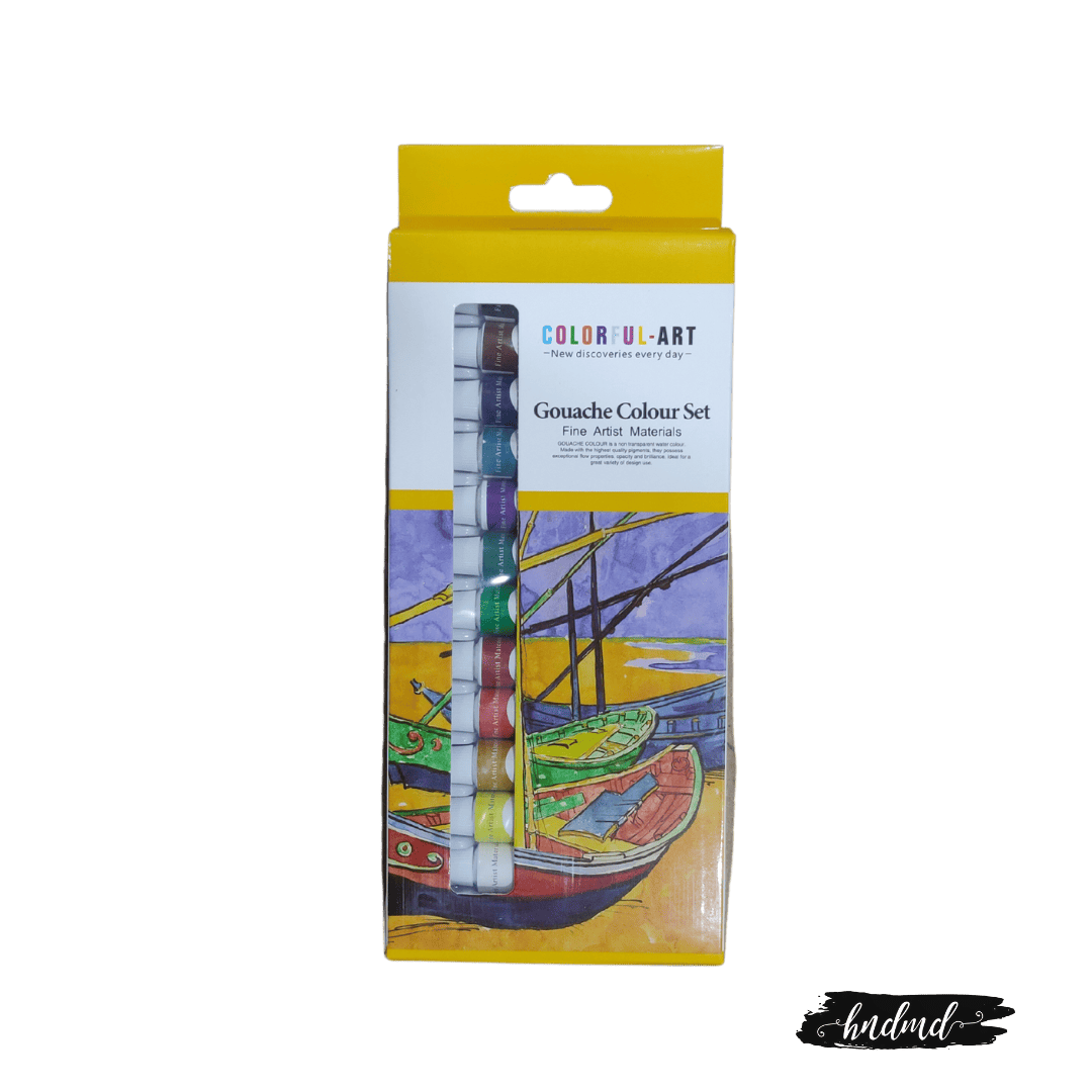 Chivalry Gouache Colour Tube Set - 12 Tubes