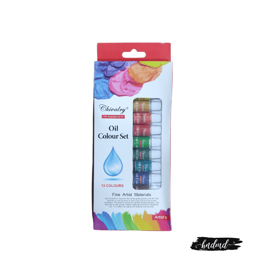Chivalry Oil Colour Tube Set - 12 Tubes