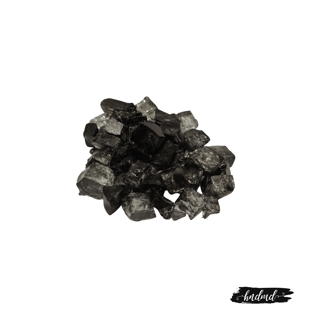 Craft Glass Resin Stones - Black