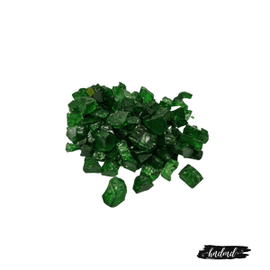 Craft Glass Resin Stones - Dark Green