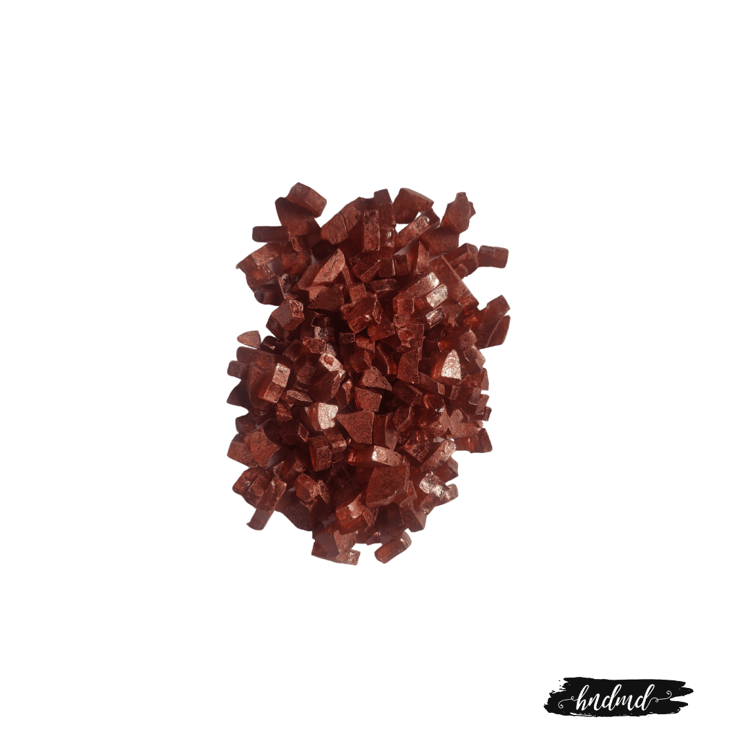 Craft Glass Resin Stones - Copper