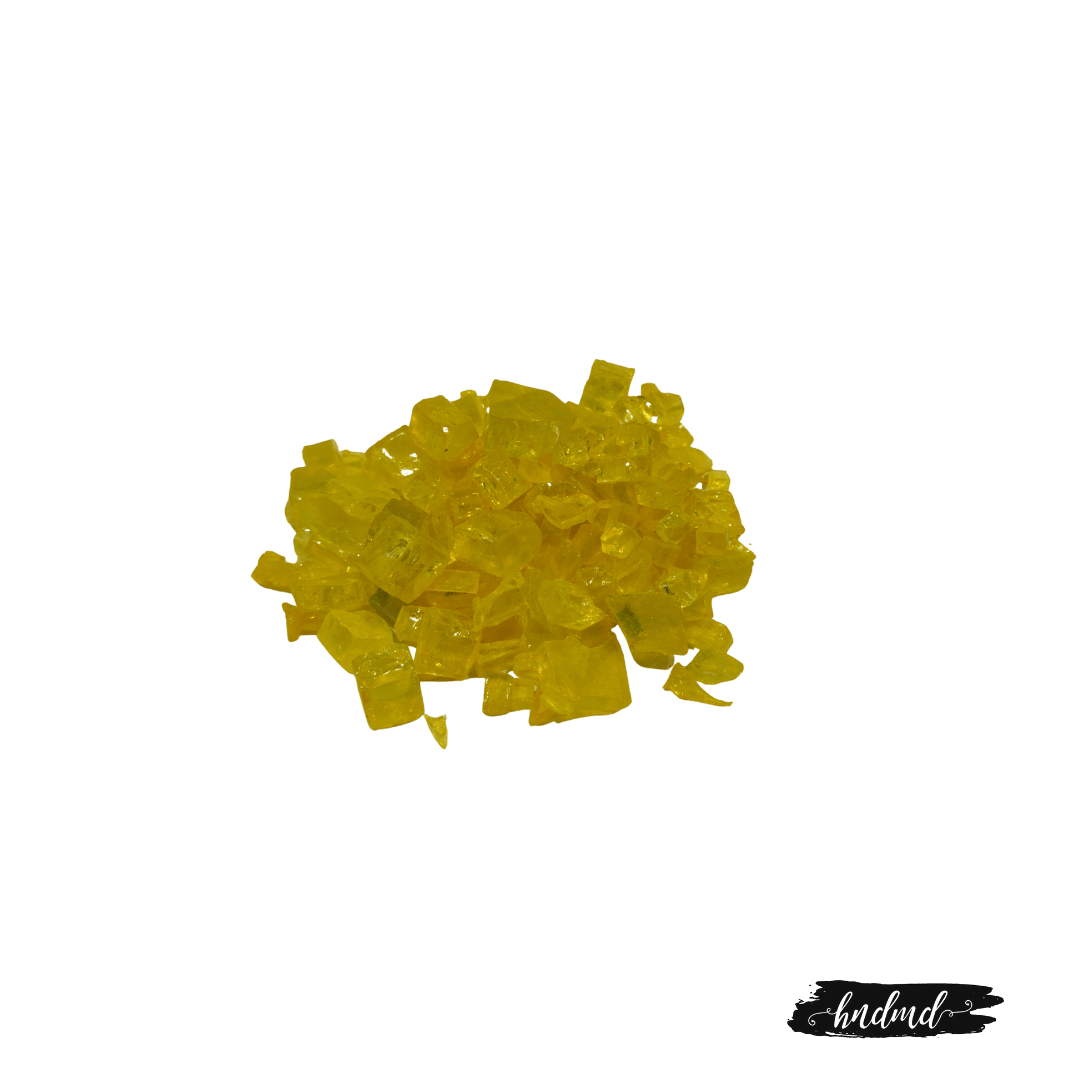 Craft Glass Resin Stones - Yellow