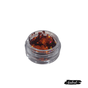 Craft Holographic Sequins - Dark Orange