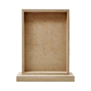 CrafTangles MDF Standing Photo frame (Shadow Frame) (6 by 8.5 inches)