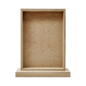 CrafTangles MDF Standing Photo frame (Shadow Frame) (6 by 8.5 inches)