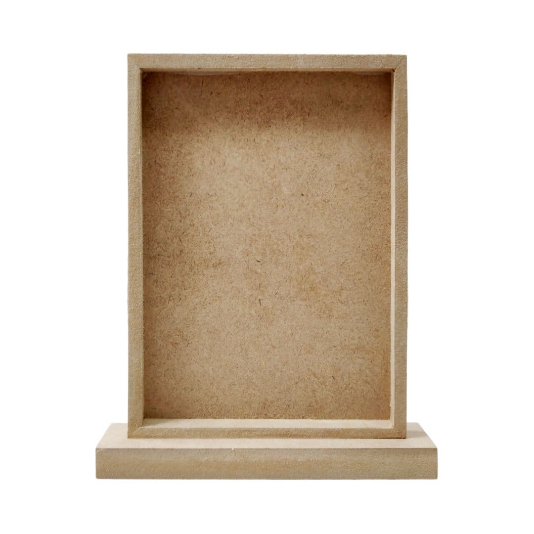 CrafTangles MDF Standing Photo frame (Shadow Frame) (6 by 8.5 inches) MDF Photo Stand CrafTangles MDF Standing Photo frame (Shadow Frame) (6 by 8.5 inches)