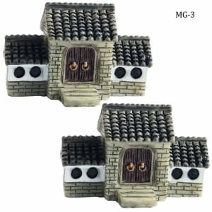Miniatures - Houses with Window (2 pcs) (MG-3)