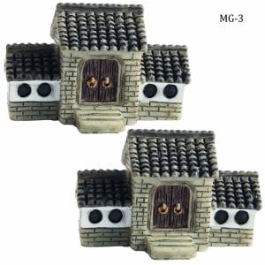 Miniatures - Houses with Window (2 pcs) (MG-3)