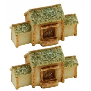 Miniatures - Houses with Window (2 pcs) (MG-4)