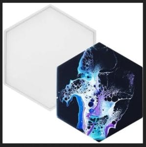 Large Hexagon Shaped Coaster Mould