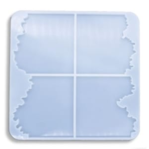 Agate Shaped Coaster Moulds (4 coasters)