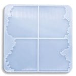 Agate Shaped Coaster Moulds (4 coasters)