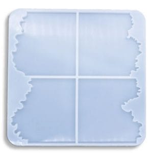 Agate Shaped Coaster Moulds (4 coasters)
