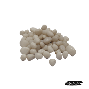 Craft Resin Stones (Type C) - White rounded stones