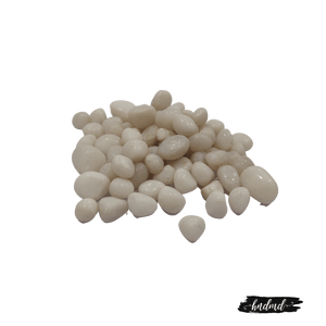 Craft Resin Stones (Type C) - White rounded stones