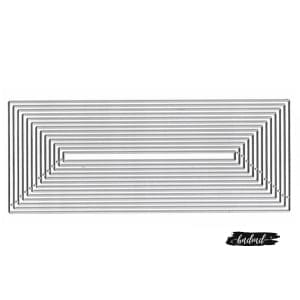 Steel Cutting Dies - Slimline - Rectangles (Set of 13 dies)