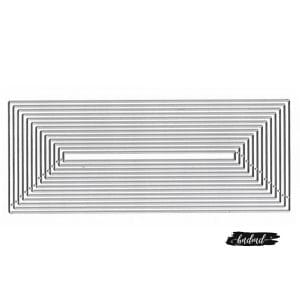 Steel Cutting Dies - Slimline - Rectangles (Set of 13 dies)