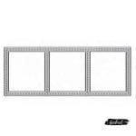 Steel Cutting Dies - Slimline - 3 Grids