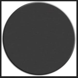 Black Stretched Canvas - 6 inch Circle