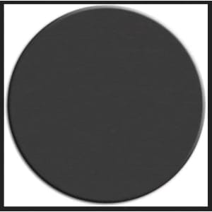 Black Stretched Canvas - 6 inch Circle