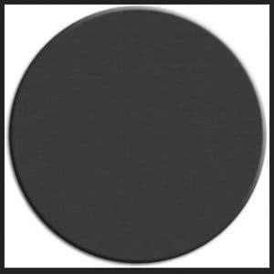 Black Stretched Canvas - 6 inch Circle