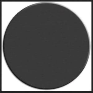 Black Stretched Canvas - 6 inch Circle
