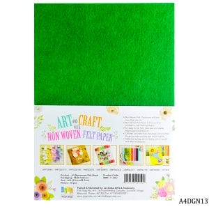 A4 Felt Sheets - Dark Green (Pack of 10 sheets)