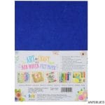 A4 Felt Sheets - Blue (Pack of 10 sheets)