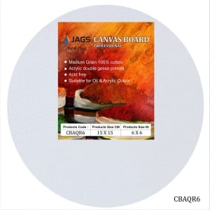 Round Canvas Board - 6 inch