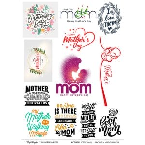 CrafTangles A4 Transfer It Sheets - Mother