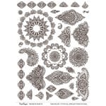 CrafTangles A4 Transfer It Sheets - Mehndi Art