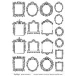 CrafTangles A4 Transfer It Sheets - Vintage Frames