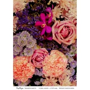 CrafTangles A4 Transfer It Sheets - Floral Haven 1