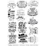 CrafTangles A4 Transfer It Sheets - Quotes - Motivational