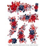 CrafTangles A4 Transfer It Sheets - Spring Flowers 10