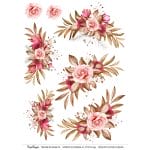 CrafTangles A4 Transfer It Sheets - Spring Flowers 12