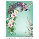 CrafTangles A4 Transfer It Sheets - Peacock