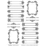 CrafTangles A4 Transfer It Sheets - Vintage Elements 2