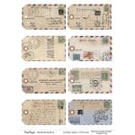 CrafTangles A4 Transfer It Sheets - Vintage Tags 2