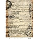 CrafTangles A4 Transfer It Sheets - Old Newspaper 1