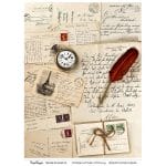 CrafTangles A4 Transfer It Sheets - Vintage Letters