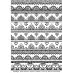CrafTangles A4 Transfer It Sheets - Mandala Borders 3