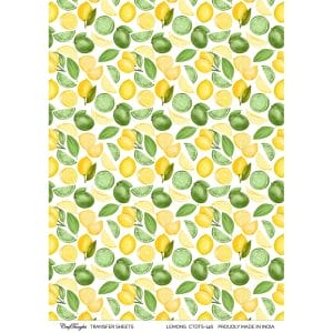 CrafTangles A4 Transfer It Sheets - Lemons