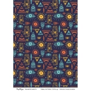 CrafTangles A4 Transfer It Sheets - Tribal Pattern